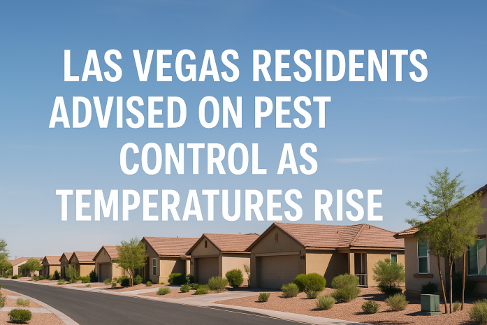 Las Vegas residents advised on pest control as temperatures rise