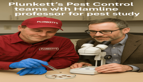Plunkett’s Pest Control teams with Hamline professor for pest study